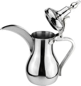 Liying Stainless Steel Arabic Coffee Pot 12 oz, Stovetop safe (Silver)…